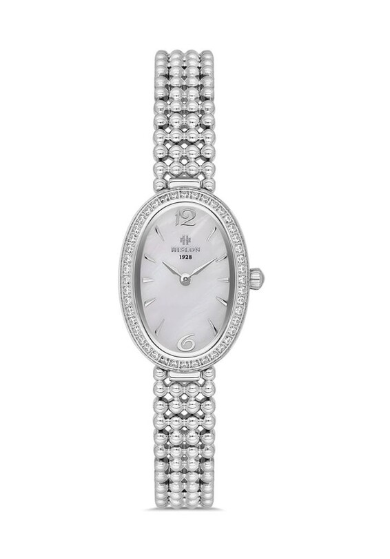 Hislon - Hislon QL185S-09SS Kadın Kol Saati