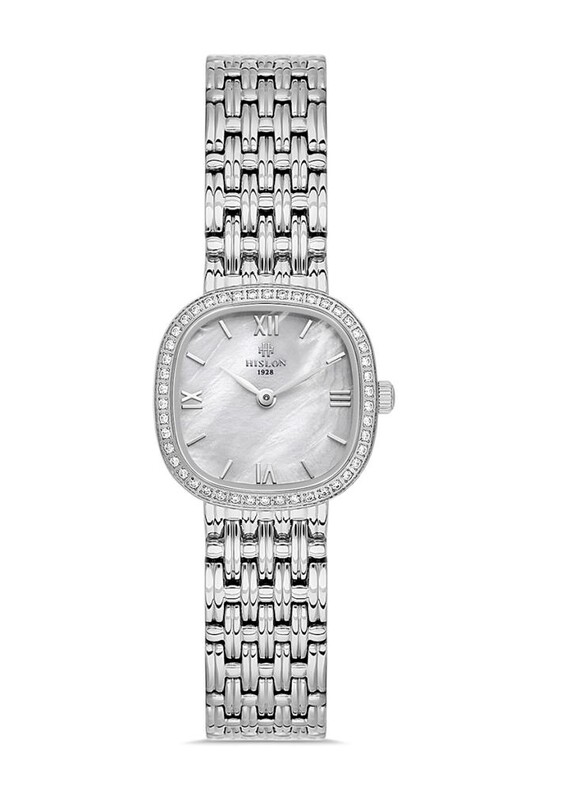 Hislon - Hislon QL190S-09SS Kadın Kol Saati