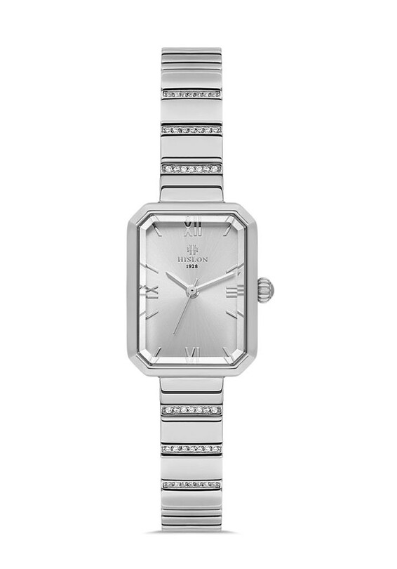 Hislon - Hislon QL191S-02SS Kadın Kol Saati
