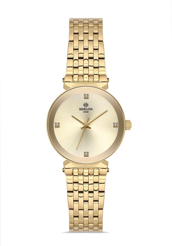 Hislon - Hislon QL217G-08SG Kadın Kol Saati