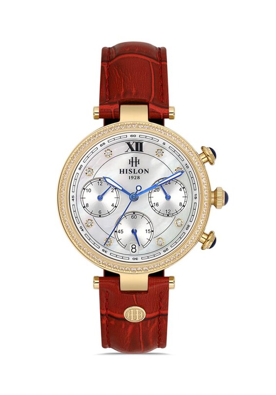 Hislon - Hislon QT144G-09KS Kadın Kol Saati