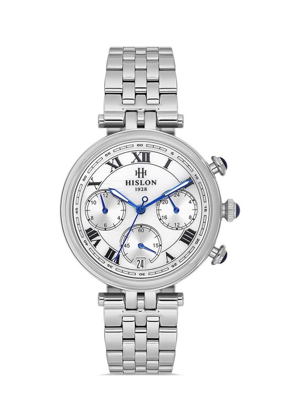 Hislon - Hislon QT144S-09SS Kadın Kol Saati