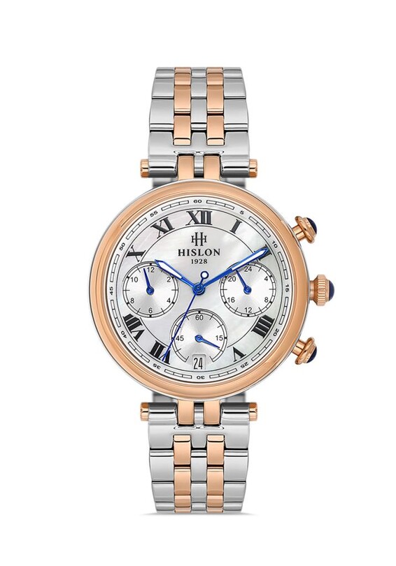 Hislon - Hislon QT144T-09SR Kadın Kol Saati