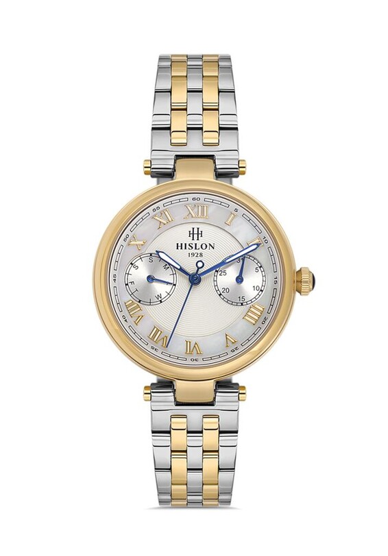 Hislon - Hislon QT146G-02SG Kadın Kol Saati
