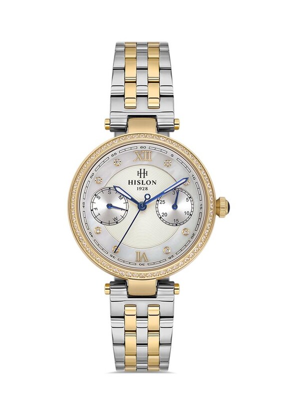 Hislon - Hislon QT146T-10SG Kadın Kol Saati