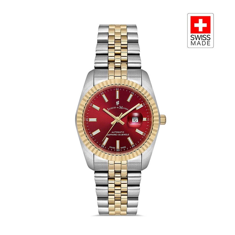 JACQUES DU MANOIR - INSPIRATION JWL04117 (Sellita SW100, 25 Jewels Otomatik Mekanizmalı, Swiss Made) Kadın Kol Saati