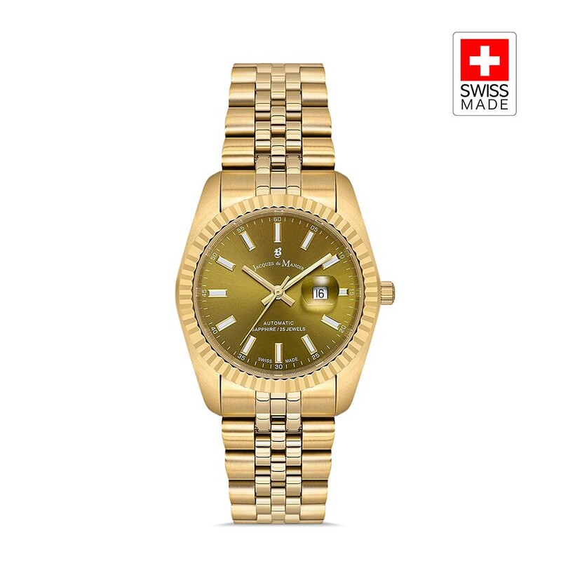 JACQUES DU MANOIR - INSPIRATION JWL04120 (Sellita SW100, 25 Jewels Otomatik Mekanizmalı, Swiss Made) Kadın Kol Saati