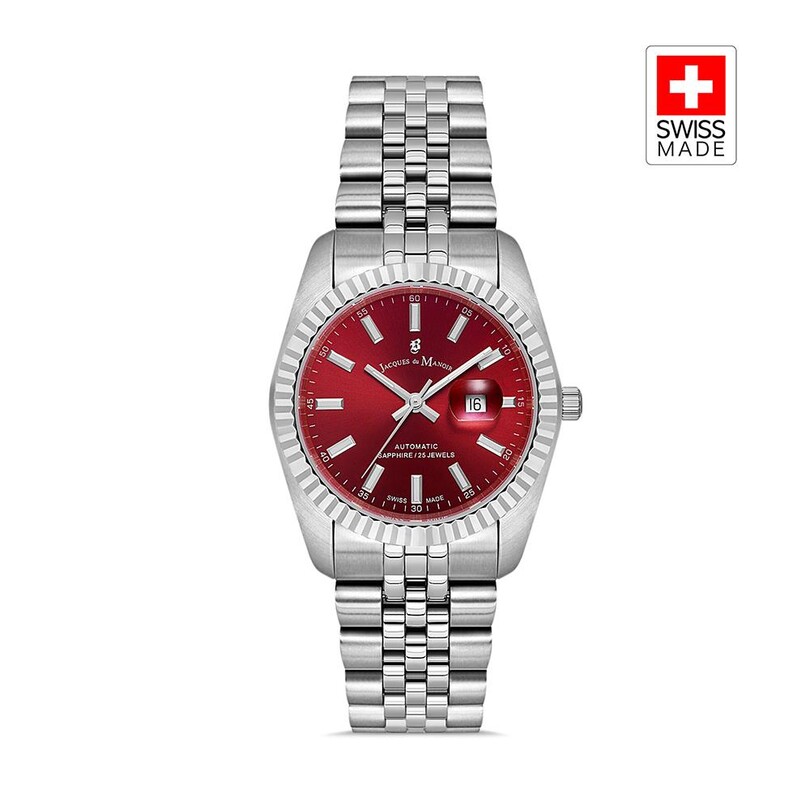 JACQUES DU MANOIR - INSPIRATION JWL04124 (Sellita SW100, 25 Jewels Otomatik Mekanizmalı, Swiss Made) Kadın Kol Saati
