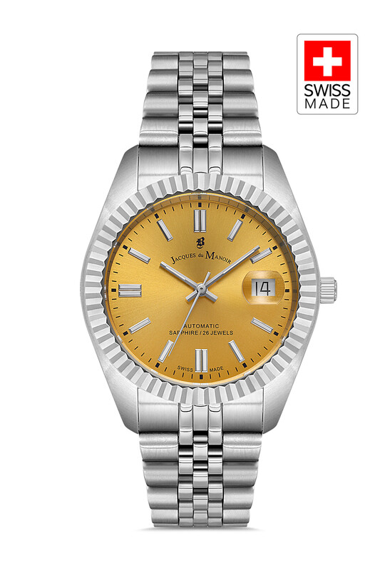 JACQUES DU MANOIR - INSPIRATION JWG04201 (Sellita SW200-1, 26 Jewels Otomatik Mekanizmalı, Swiss Made) Erkek Kol Saati