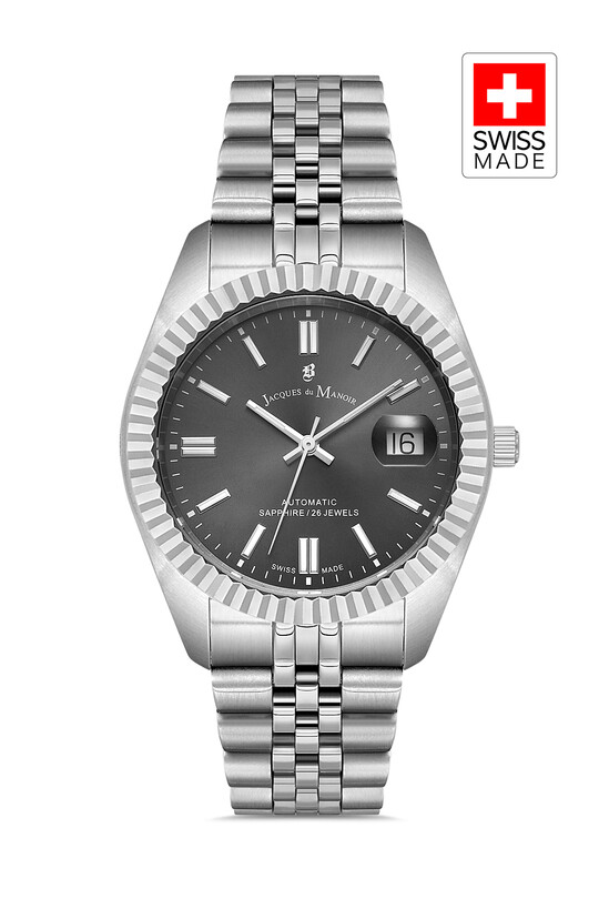 JACQUES DU MANOIR - INSPIRATION JWG04203 (Sellita SW200-1, 26 Jewels Otomatik Mekanizmalı, Swiss Made) Erkek Kol Saati