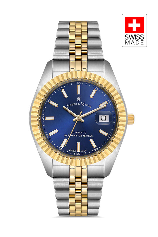 JACQUES DU MANOIR - INSPIRATION JWG04208 (Sellita SW200-1, 26 Jewels Otomatik Mekanizmalı, Swiss Made) Erkek Kol Saati