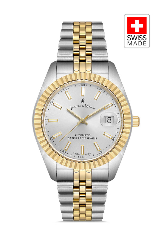 JACQUES DU MANOIR - INSPIRATION JWG04209 (Sellita SW200-1, 26 Jewels Otomatik Mekanizmalı, Swiss Made) Erkek Kol Saati