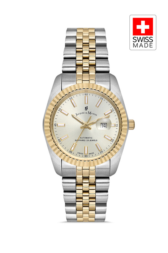 JACQUES DU MANOIR - INSPIRATION JWL04103 (Sellita SW100, 25 Jewels Otomatik Mekanizmalı, Swiss Made) Kadın Kol Saati