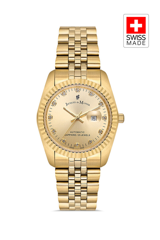JACQUES DU MANOIR - INSPIRATION JWL04109 (Sellita SW100, 25 Jewels Otomatik Mekanizmalı, Swiss Made) Kadın Kol Saati