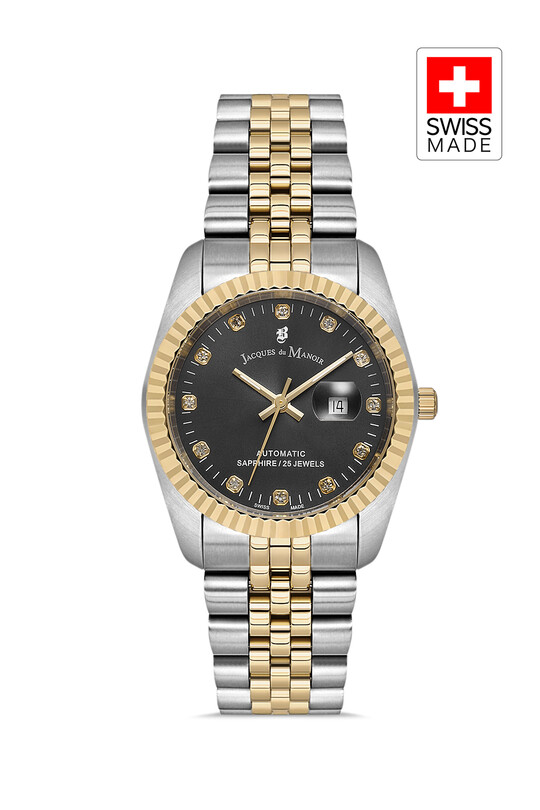 JACQUES DU MANOIR - INSPIRATION JWL04111 (Sellita SW100, 25 Jewels Otomatik Mekanizmalı, Swiss Made) Kadın Kol Saati