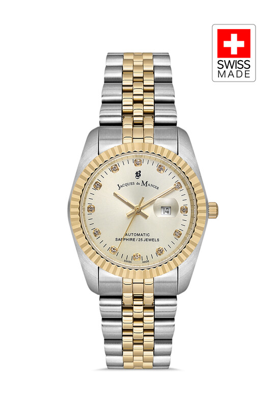 JACQUES DU MANOIR - INSPIRATION JWL04115 (Sellita SW100, 25 Jewels Otomatik Mekanizmalı, Swiss Made) Kadın Kol Saati