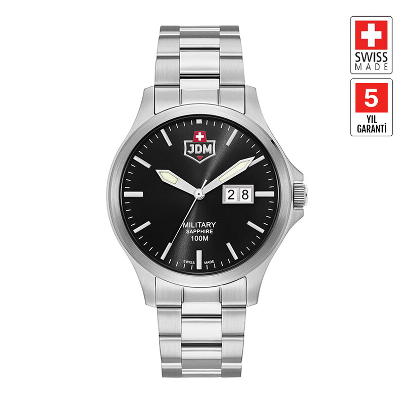 JDM MILITARY SAPPHIRE - ALPHA BIG DATE JDM-WG014-01 Erkek Kol Saati