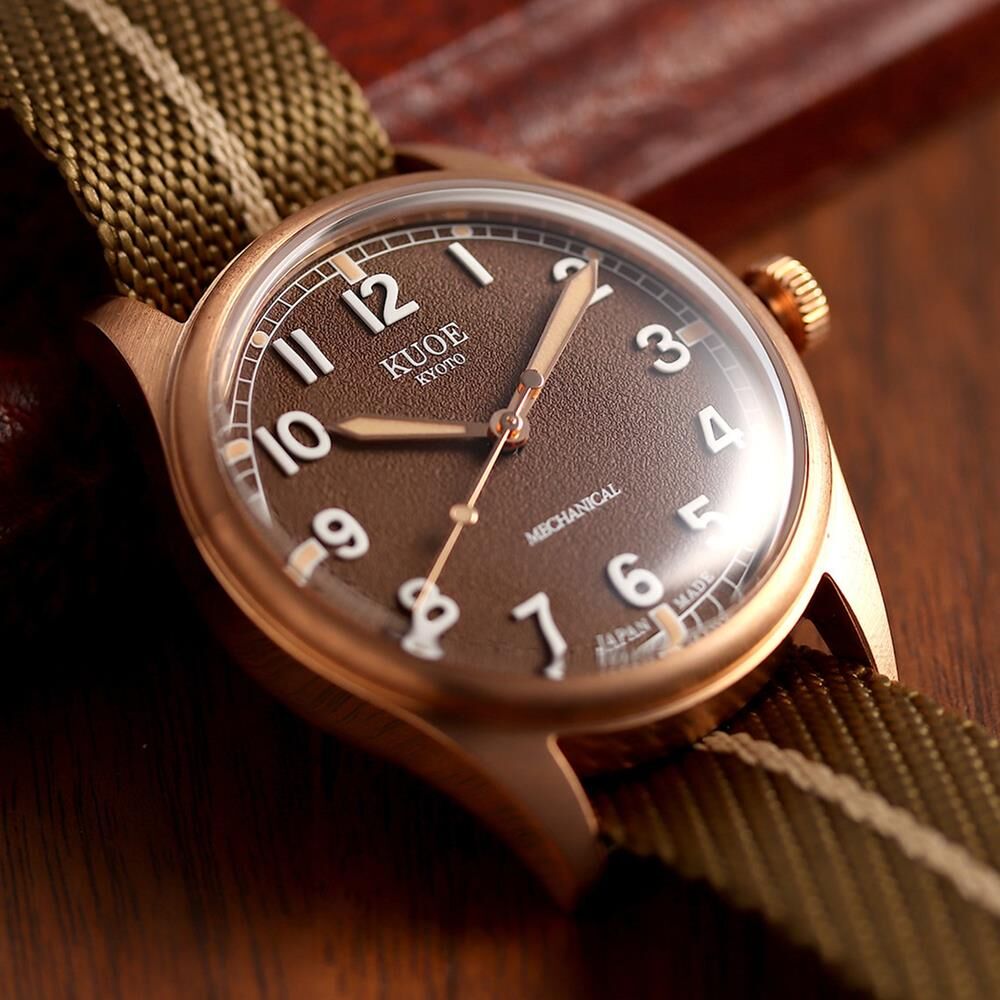 KUOE OLD SMITH OS90002BZ-ND-BR-KB-LARGE Kurmalı (Seiko NH38 Mekanizmalı) Erkek Kol Saati