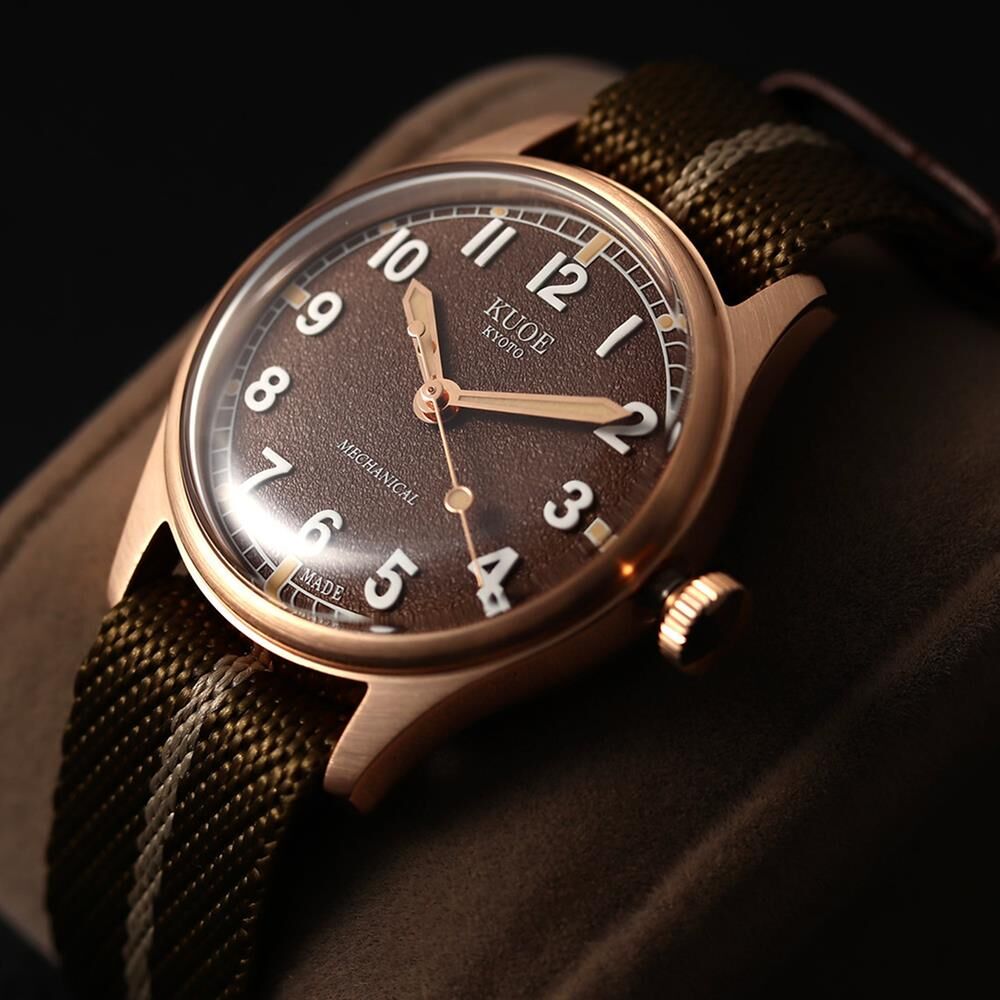 KUOE OLD SMITH OS90002BZ-ND-BR-KB-LARGE Kurmalı (Seiko NH38 Mekanizmalı) Erkek Kol Saati