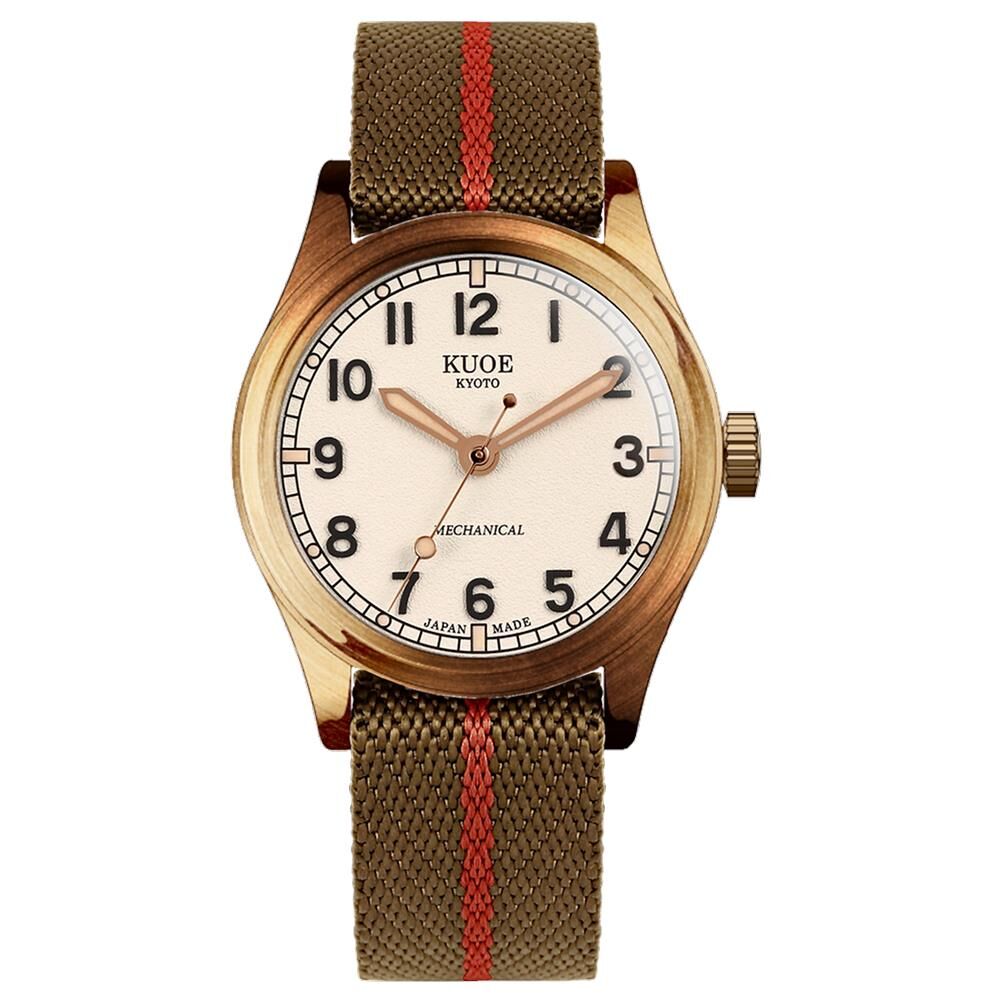 KUOE OLD SMITH OS90002BZ-ND-IV-KR-LARGE Kurmalı (Seiko NH38 Mekanizmalı) Erkek Kol Saati