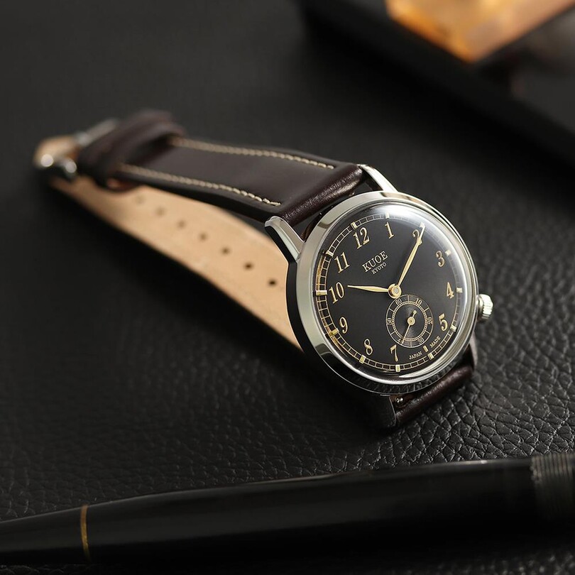 KUOE OLD SMITH OS90007-ABK-CV-BK-SA Otomatik (Citizen Miyota 82S5 Mekanizmalı) Erkek Kol Saati - Thumbnail