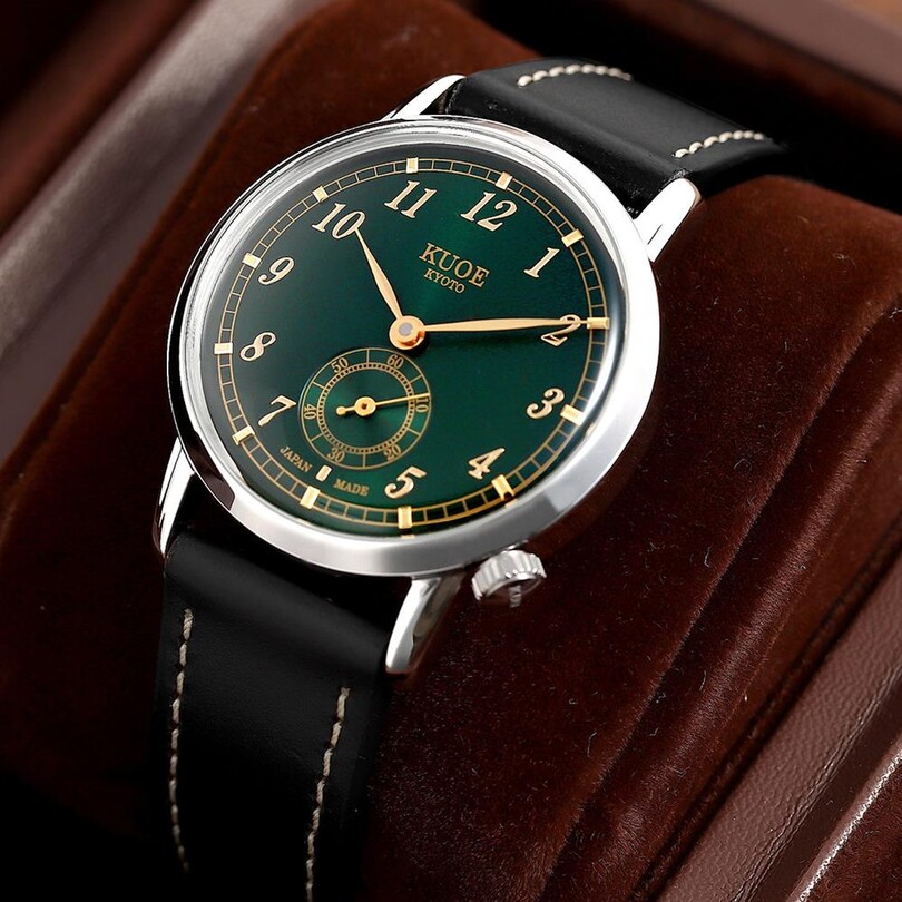 KUOE OLD SMITH OS90007-AGR-CV-DBR-SA Otomatik (Citizen Miyota 82S5 Mekanizmalı) Erkek Kol Saati - Thumbnail