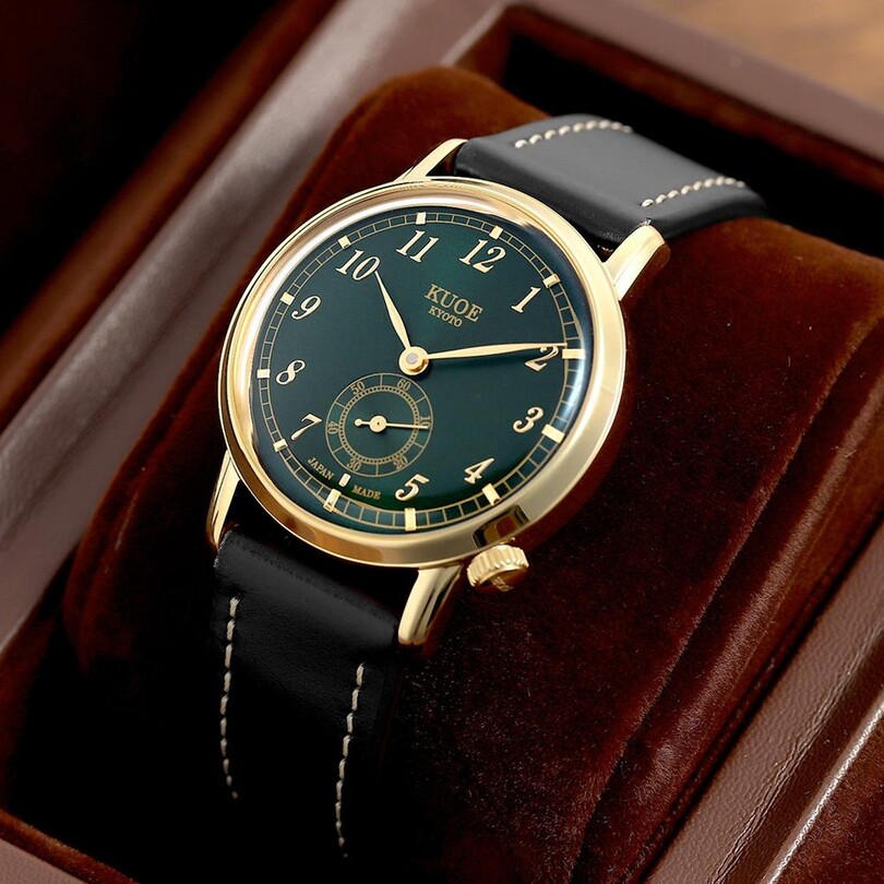 KUOE OLD SMITH OS90007GD-AGR-CV-DBR-SA Otomatik (Citizen Miyota 82S5 Mekanizmalı) Kol Saati - Thumbnail