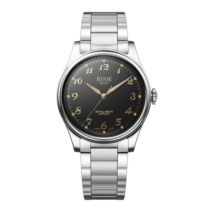 KUOE ROYAL SMITH RS90006BG-SV-BK Otomatik (Citizen Miyota 9039 Mekanizmalı) Erkek Kol Saati - Thumbnail