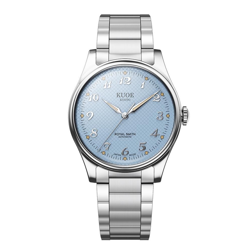 KUOE ROYAL SMITH RS90006BG-SV-BL Otomatik (Citizen Miyota 9039 Mekanizmalı) Erkek Kol Saati