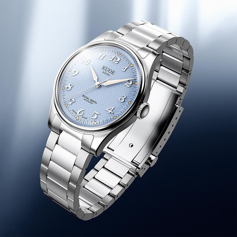 KUOE ROYAL SMITH RS90006BG-SV-BL Otomatik (Citizen Miyota 9039 Mekanizmalı) Erkek Kol Saati - Thumbnail