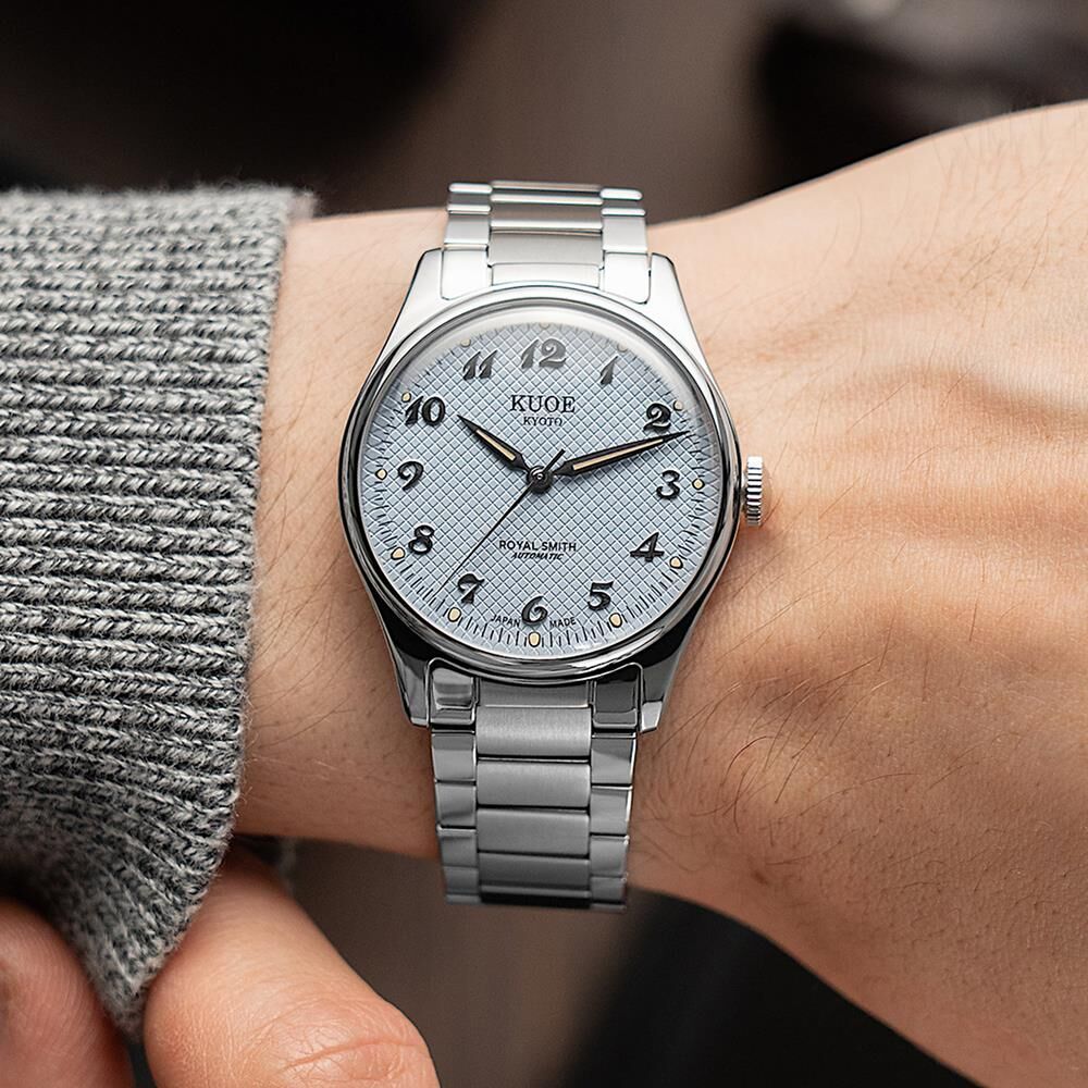 KUOE ROYAL SMITH RS90006BG-SV-BL Otomatik (Citizen Miyota 9039 Mekanizmalı) Erkek Kol Saati
