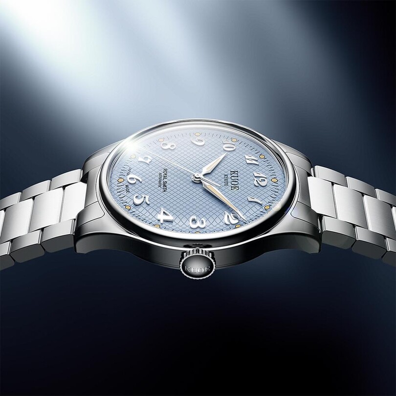 KUOE ROYAL SMITH RS90006BG-SV-BL Otomatik (Citizen Miyota 9039 Mekanizmalı) Erkek Kol Saati - Thumbnail