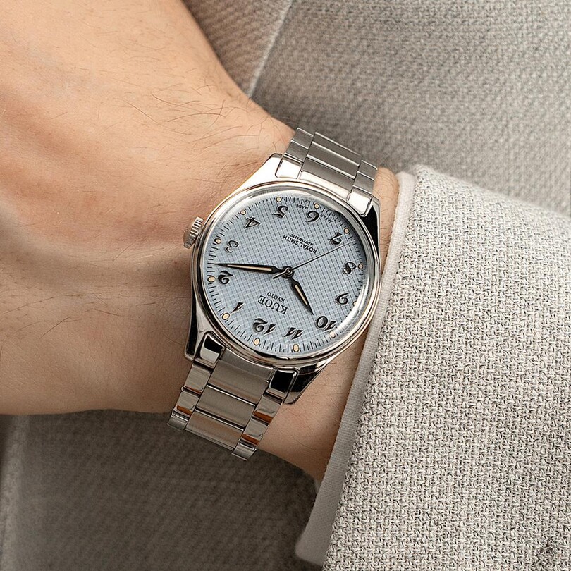 KUOE ROYAL SMITH RS90006BG-SV-BL Otomatik (Citizen Miyota 9039 Mekanizmalı) Erkek Kol Saati - Thumbnail