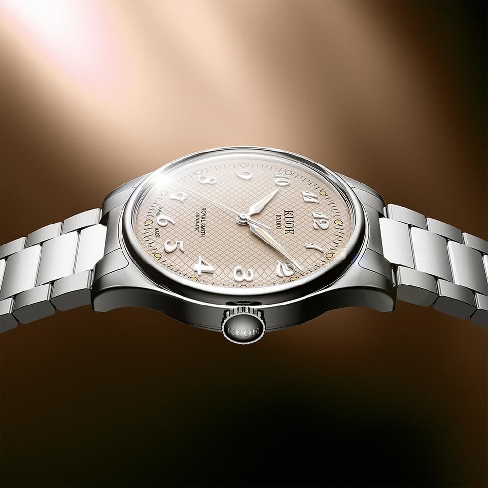 KUOE ROYAL SMITH RS90006BG-SV-DP Otomatik (Citizen Miyota 9030 Mekanizmalı) Erkek Kol Saati
