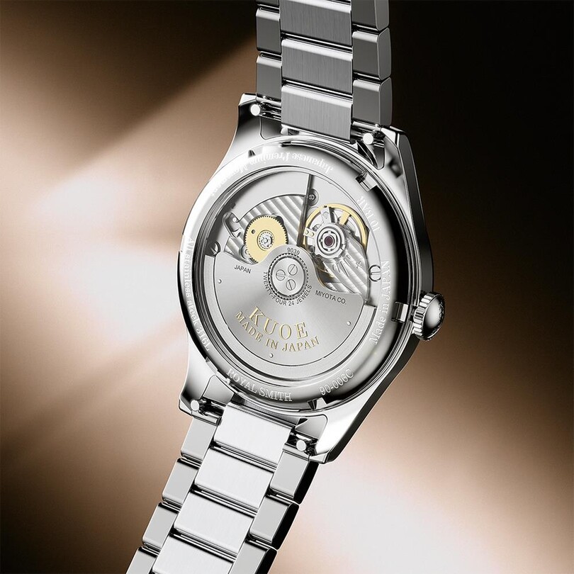 KUOE ROYAL SMITH RS90006BG-SV-DP Otomatik (Citizen Miyota 9030 Mekanizmalı) Erkek Kol Saati - Thumbnail