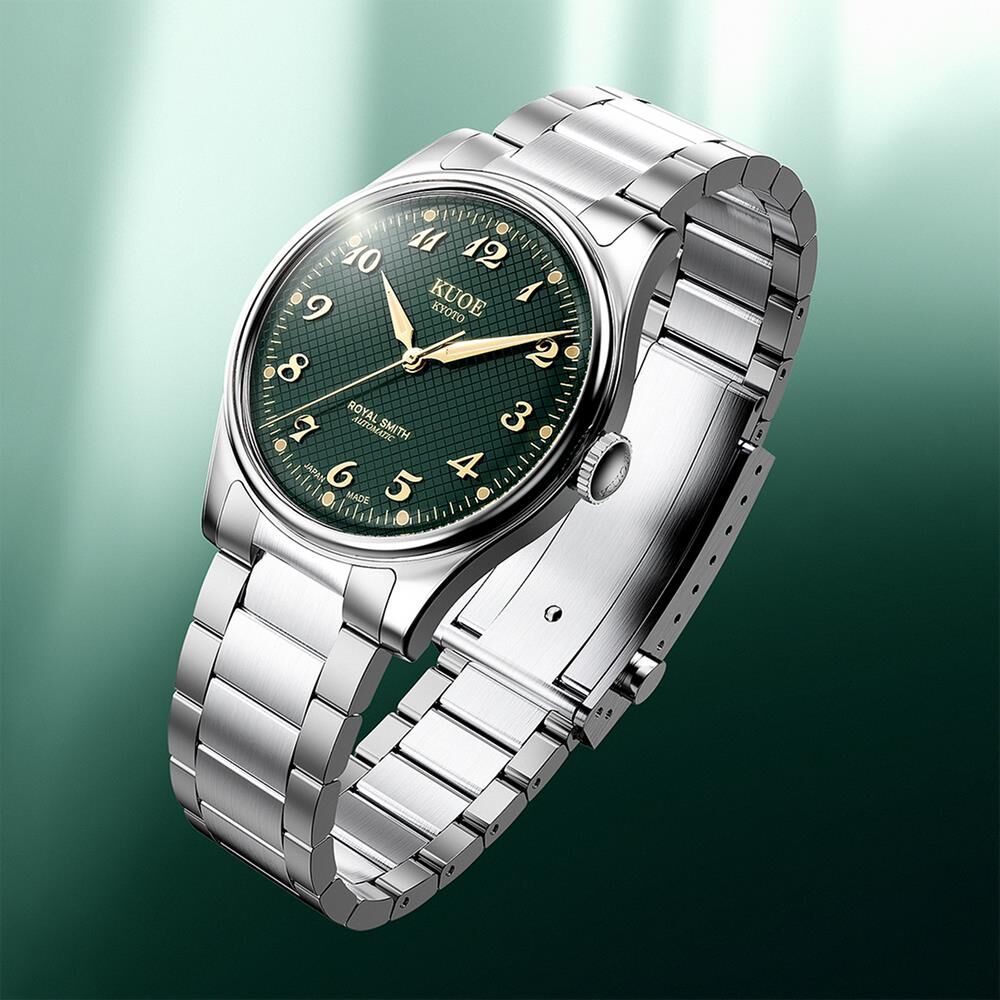 KUOE ROYAL SMITH RS90006BG-SV-GR Otomatik (Citizen Miyota 9030 Mekanizmalı) Erkek Kol Saati