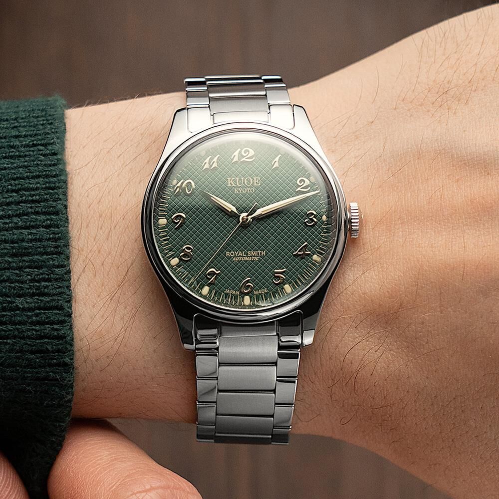 KUOE ROYAL SMITH RS90006BG-SV-GR Otomatik (Citizen Miyota 9030 Mekanizmalı) Erkek Kol Saati