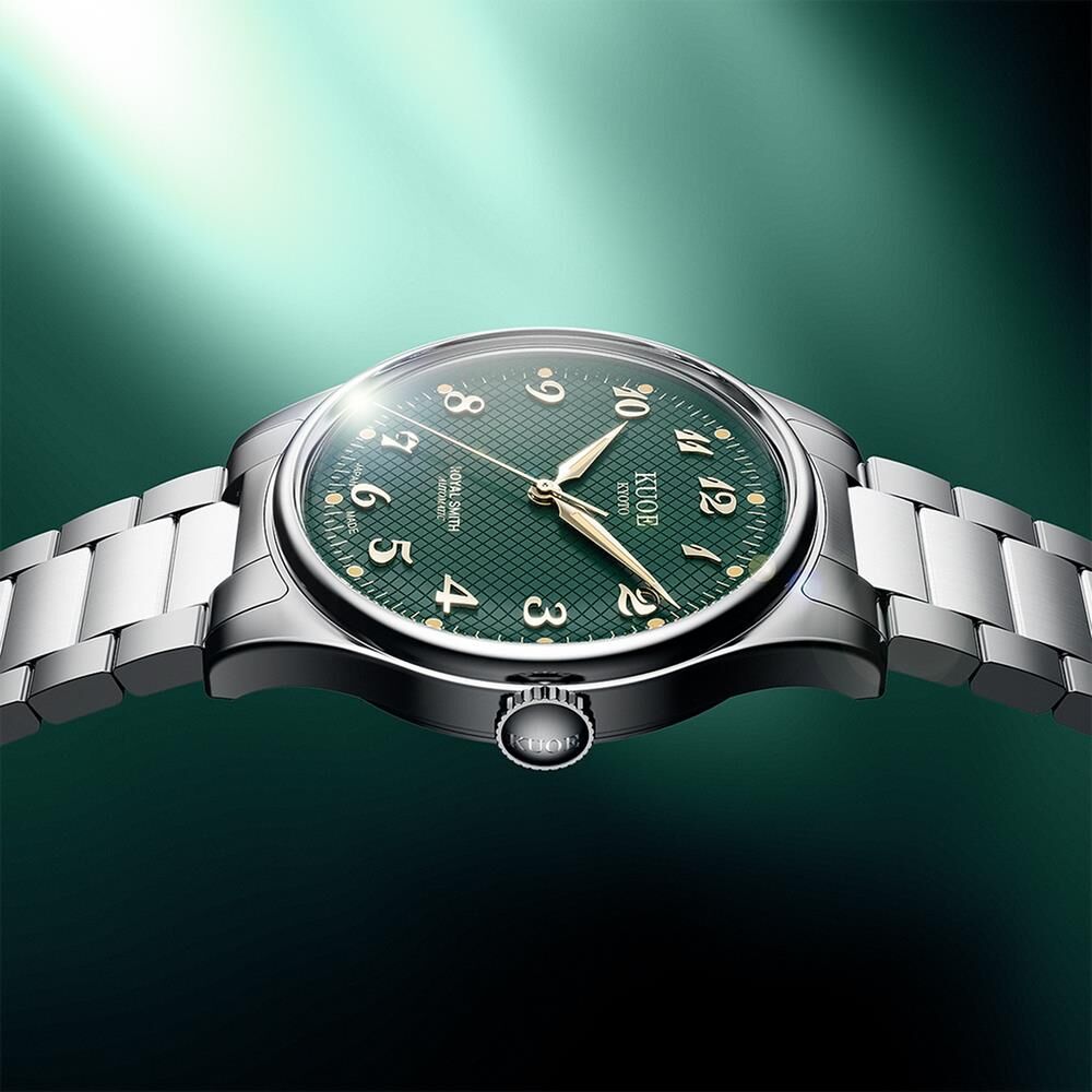 KUOE ROYAL SMITH RS90006BG-SV-GR Otomatik (Citizen Miyota 9030 Mekanizmalı) Erkek Kol Saati