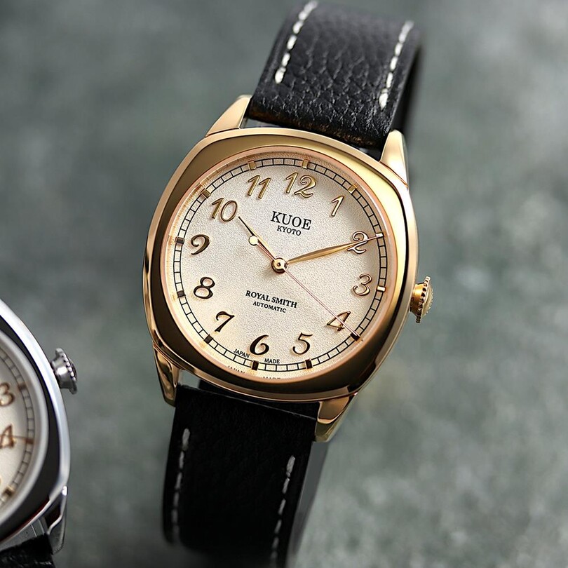 KUOE ROYAL SMITH RS90008-GD-GD Otomatik (Citizen Miyota 9030 Mekanizmalı) Erkek Kol Saati - Thumbnail
