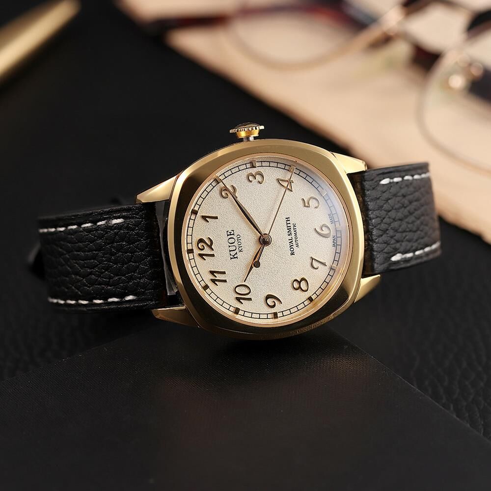 KUOE ROYAL SMITH RS90008-GD-GD Otomatik (Citizen Miyota 9030 Mekanizmalı) Erkek Kol Saati