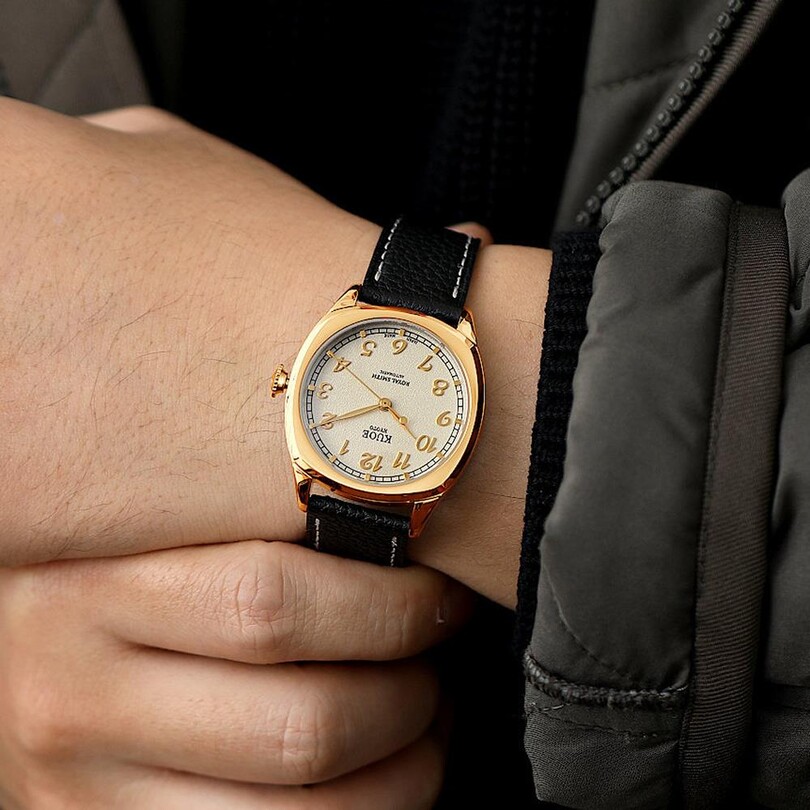 KUOE ROYAL SMITH RS90008-GD-GD Otomatik (Citizen Miyota 9030 Mekanizmalı) Erkek Kol Saati - Thumbnail