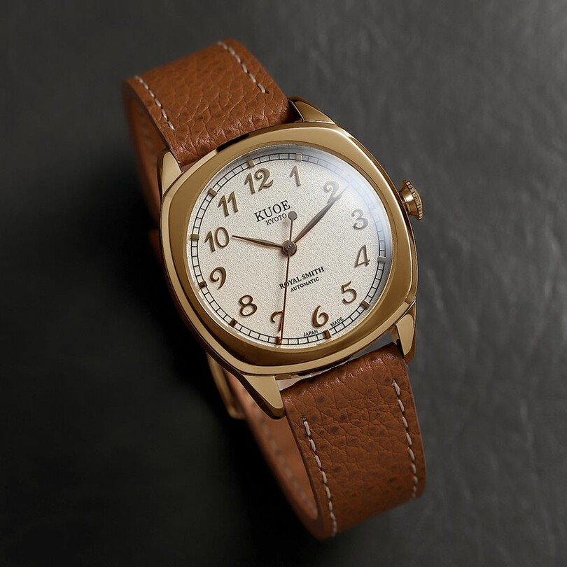 KUOE ROYAL SMITH RS90008-GD-GD Otomatik (Citizen Miyota 9030 Mekanizmalı) Erkek Kol Saati - Thumbnail