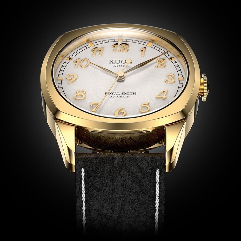 KUOE ROYAL SMITH RS90008-GD-GD Otomatik (Citizen Miyota 9030 Mekanizmalı) Erkek Kol Saati