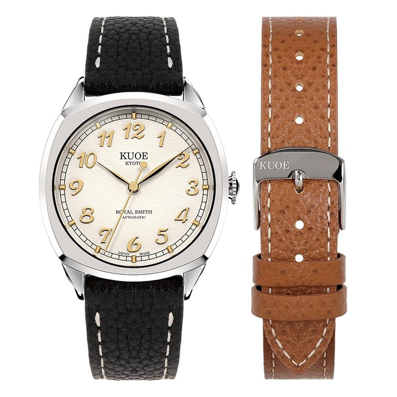 KUOE - KUOE ROYAL SMITH RS90008-SV-GD Otomatik (Citizen Miyota 9030 Mekanizmalı) Erkek Kol Saati