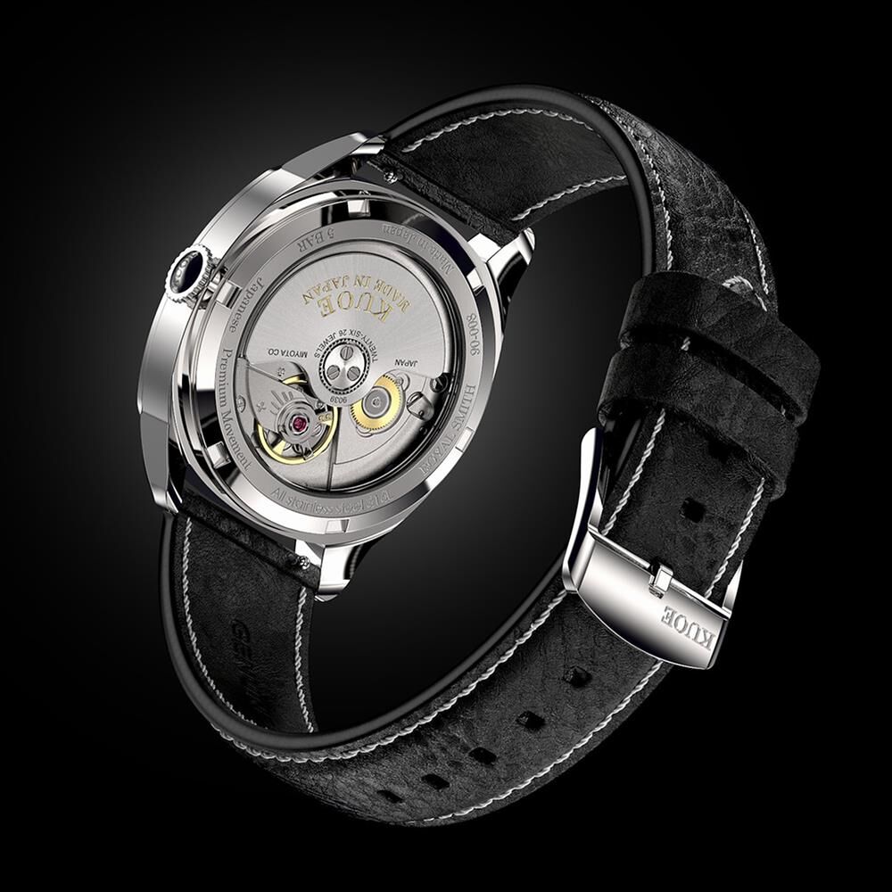 KUOE ROYAL SMITH RS90008-SV-SV Otomatik (Citizen Miyota 9030 Mekanizmalı) Erkek Kol Saati