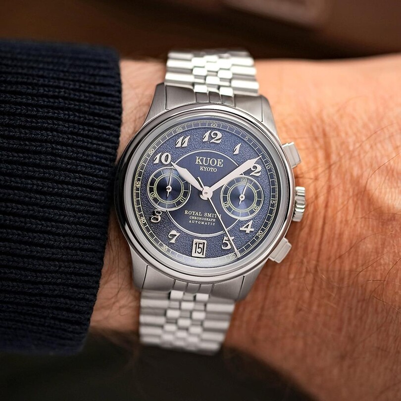 KUOE ROYAL SMITH RS90012-A-NV-JUBILEE Otomatik (Seiko NE86A Mekanizmalı) Erkek Kol Saati - Thumbnail