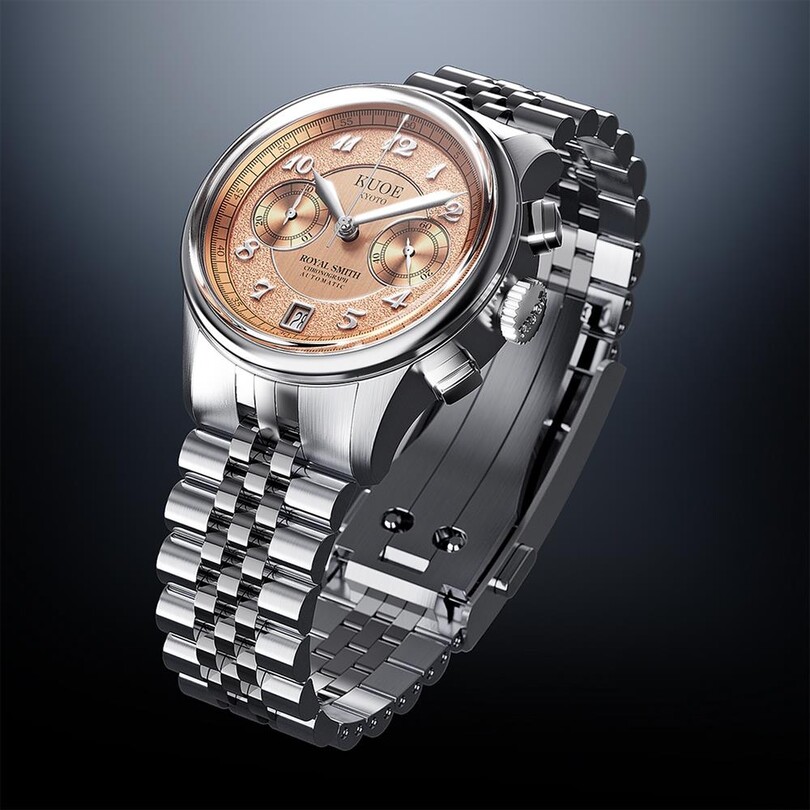 KUOE ROYAL SMITH RS90012-A-SAL-JUBILEE Otomatik (Seiko NE86A Mekanizmalı) Erkek Kol Saati - Thumbnail