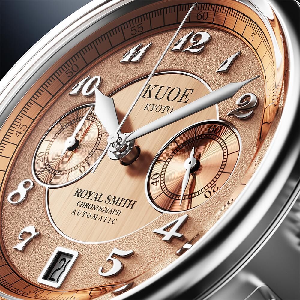 KUOE ROYAL SMITH RS90012-A-SAL-JUBILEE Otomatik (Seiko NE86A Mekanizmalı) Erkek Kol Saati