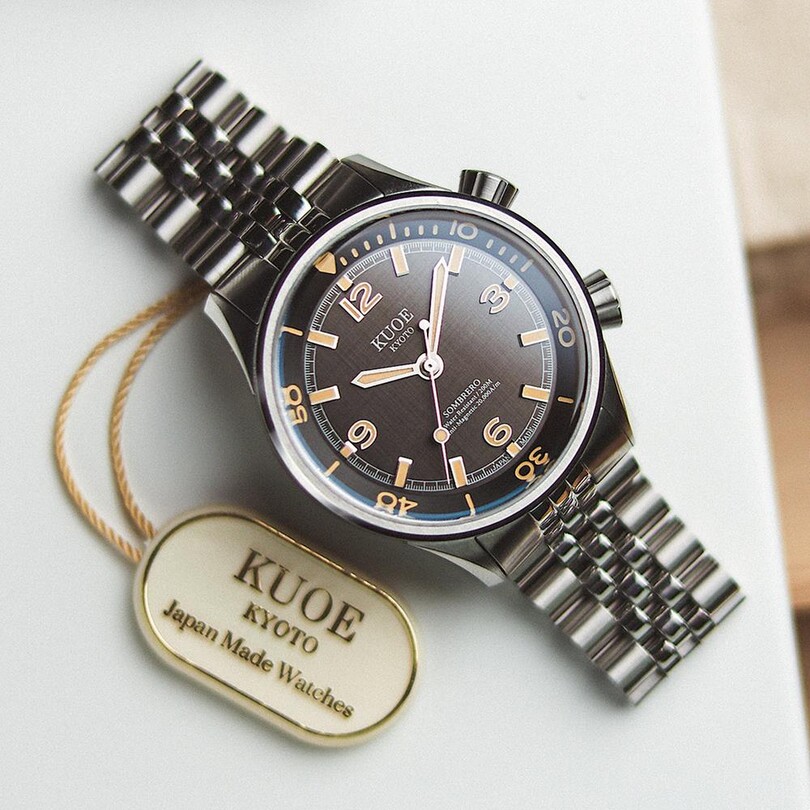 KUOE SOMBRERO SM90011-BK-JUBILEE Otomatik (Citizen Miyota 9030 Mekanizmalı) Erkek Kol Saati - Thumbnail