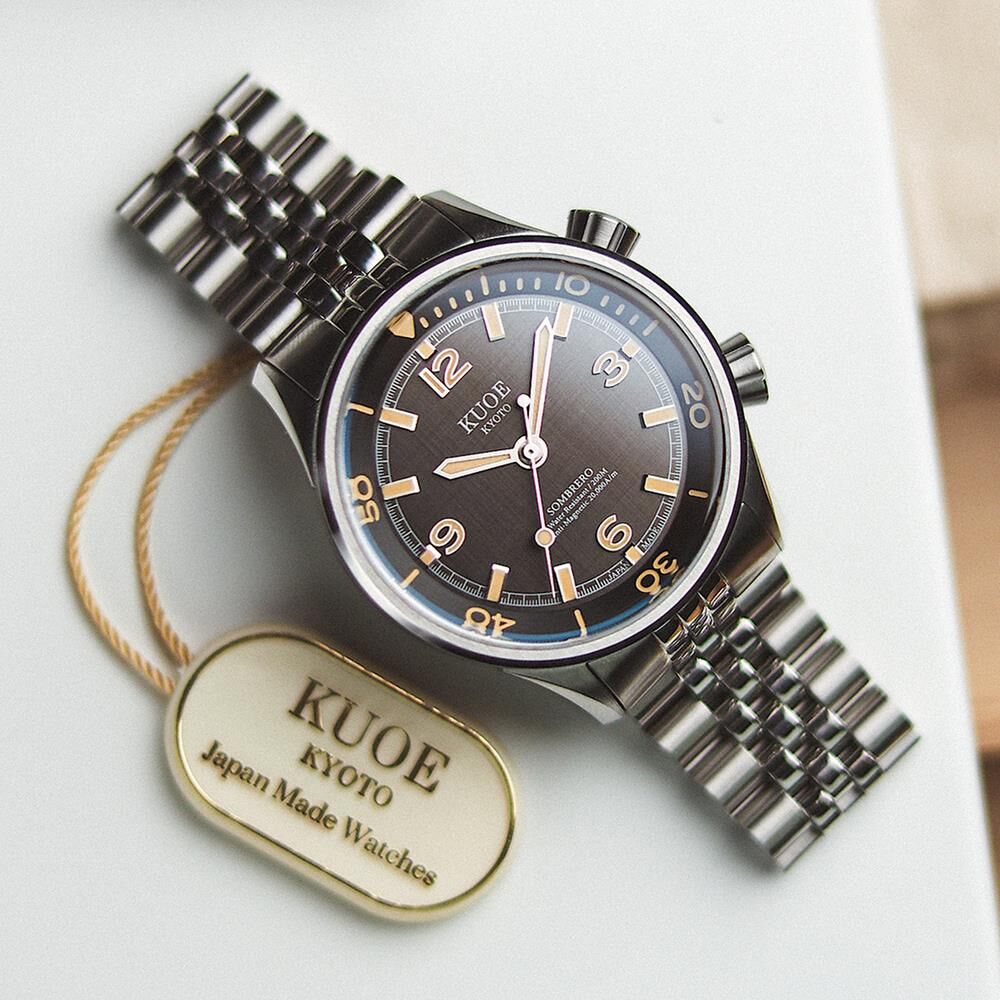 KUOE SOMBRERO SM90011-BK-JUBILEE Otomatik (Citizen Miyota 9030 Mekanizmalı) Erkek Kol Saati